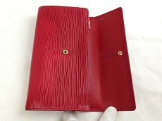 Photo5: Auth LOUIS VUITTON Epi Bifold Wallet Portefeuille Sarah Red 5E190720# (5)