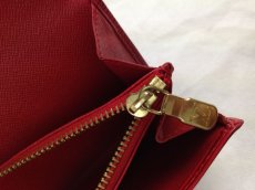 Photo6: Auth LOUIS VUITTON Epi Bifold Wallet Portefeuille Sarah Red 5E190720# (6)