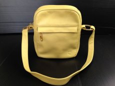 Photo1: Authentic MCM light green Leather Shoulder Bag 5E190660# (1)