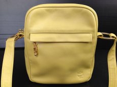 Photo2: Authentic MCM light green Leather Shoulder Bag 5E190660# (2)