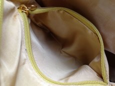 Photo11: Authentic MCM light green Leather Shoulder Bag 5E190660# (11)