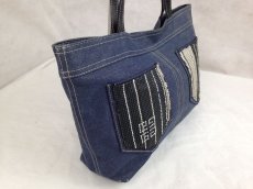 Photo5: Givenchy Denim Shoulder HandBag Tote Shopper Bag 5E256090 (5)