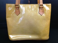 Photo3: LOUIS VUITTON Vernis Houston Shoulder ToteBag champagne Patent Leather 5E260310# (3)