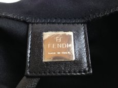 Photo12: Auth FENDI BLACK Italy Handbag 5E268013 (12)