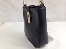 Photo7: Auth GIVENCHY Vintage Logos Leather Shoulder Bag Black 5E256460* (7)