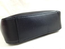 Photo5: Auth GIVENCHY Vintage Logos Leather Shoulder Bag Black 5E256460* (5)