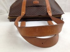 Photo7: Auth CELINE Brown Macadam PVC Leather Tote shoulder Bag 5E270194 (7)