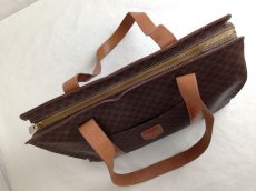 Photo11: Auth CELINE Brown Macadam PVC Leather Tote shoulder Bag 5E270194 (11)