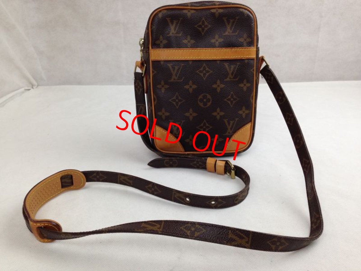 Photo1: Authentic LOUIS VUITTON Danube Monogram Crossbody Shoulder Bag   5F101550P (1)