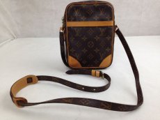 Photo1: Authentic LOUIS VUITTON Danube Monogram Crossbody Shoulder Bag   5F101550P (1)