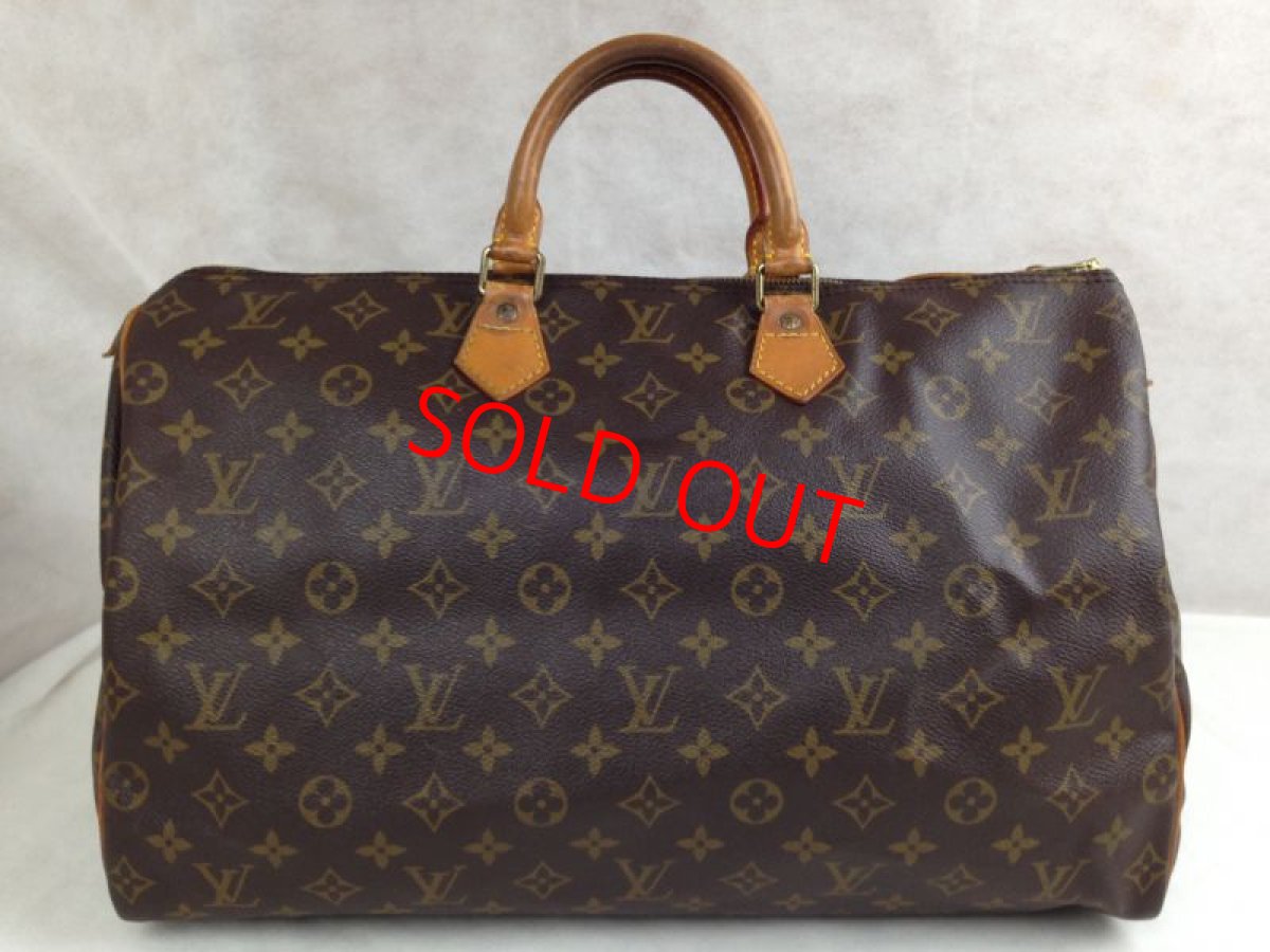 Photo1: Authentic Louis Vuitton Monogram Speedy 40 Hand Bag 5F101380P (1)