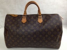 Photo2: Authentic Louis Vuitton Monogram Speedy 40 Hand Bag 5F101380P (2)