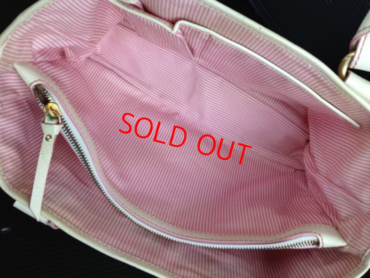 Photo11: Auth CELINE HAND BAG Pink Canvas Vintage 5F170392 (11)
