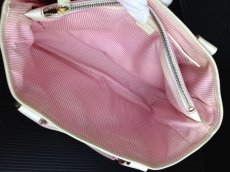 Photo10: Auth CELINE HAND BAG Pink Canvas Vintage 5F170392 (10)