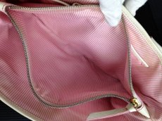 Photo9: Auth CELINE HAND BAG Pink Canvas Vintage 5F170392 (9)