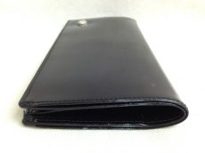 Photo3: GIANNI VERSACE Medusa logo Patent Leather BLACK Bifold Long Wallet 5F303042# (3)
