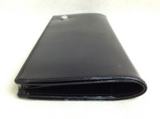 Photo3: GIANNI VERSACE Medusa logo Patent Leather BLACK Bifold Long Wallet 5F303042# (3)