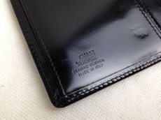 Photo8: GIANNI VERSACE Medusa logo Patent Leather BLACK Bifold Long Wallet 5F303042# (8)