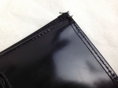 Photo7: GIANNI VERSACE Medusa logo Patent Leather BLACK Bifold Long Wallet 5F303042# (7)