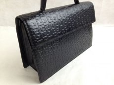 Photo3: Authentic Givenchy Ladies Designer Black Leather Logo Handbag  5F301430P (3)