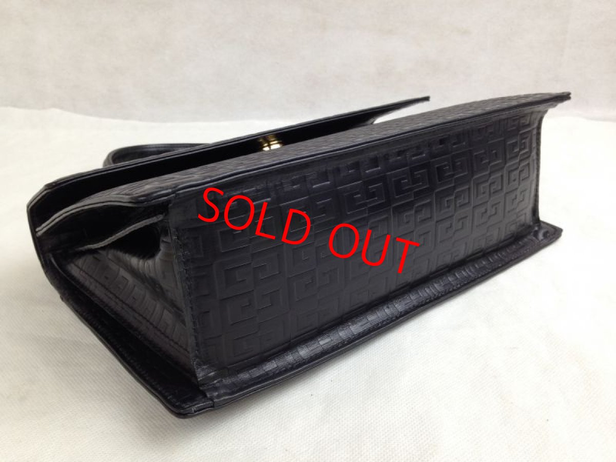 Photo4: Authentic Givenchy Ladies Designer Black Leather Logo Handbag  5F301430P (4)