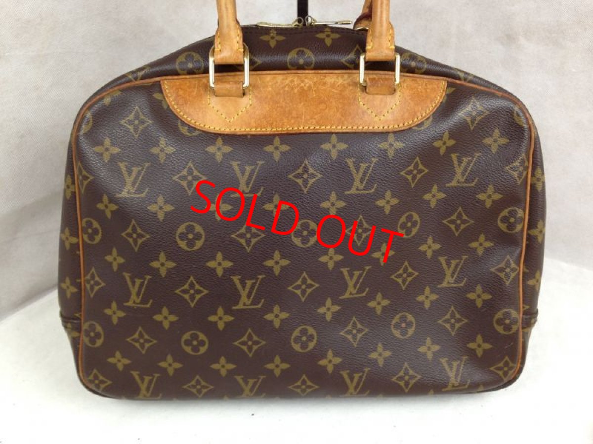 Photo2: Authentic Louis Vuitton Monogram Deauville Hand Bag  5G070Y30P (2)