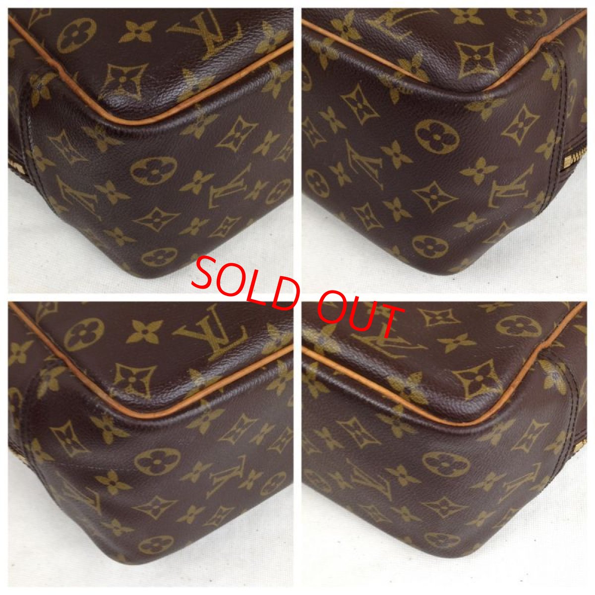 Photo12: Authentic Louis Vuitton Monogram Deauville Hand Bag  5G070Y30P (12)