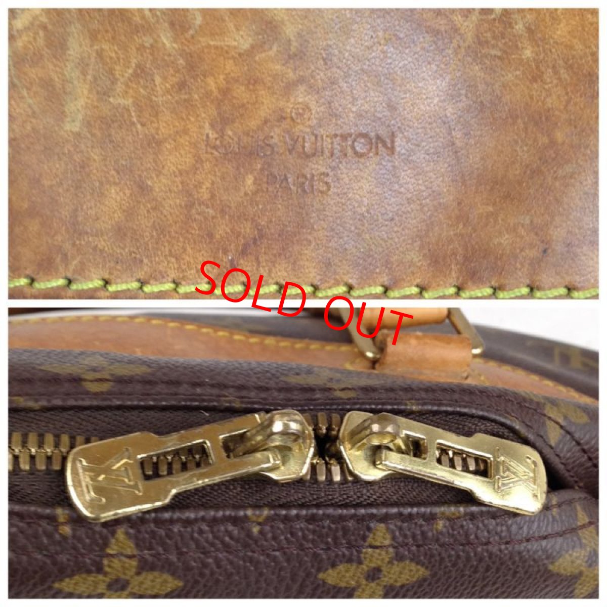 Photo6: Authentic Louis Vuitton Monogram Deauville Hand Bag  5G070Y30P (6)