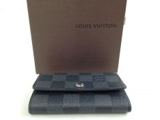 Photo1: Authentic LOUIS VUITTON Damier Graphite Multicles 6 Key case 5G141280# (1)