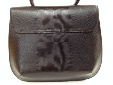 Photo3: Auth SALVATORE FERRAGAMO Vintage Brown Leather Shoulder Bag 5G140680 (3)