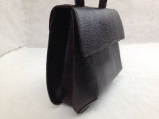 Photo4: Auth SALVATORE FERRAGAMO Vintage Brown Leather Shoulder Bag 5G140680 (4)