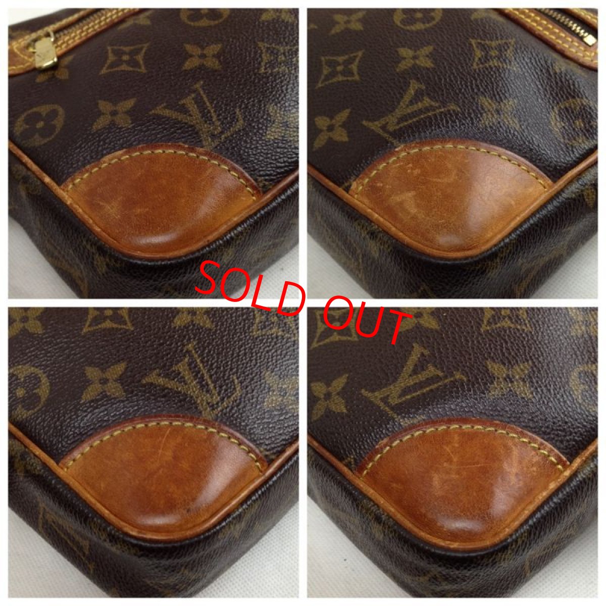 Photo12: Auth LOUIS VUITTON Marly Dragonne Monogram Canvas Pochette Clutch Bag 5G140320P (12)
