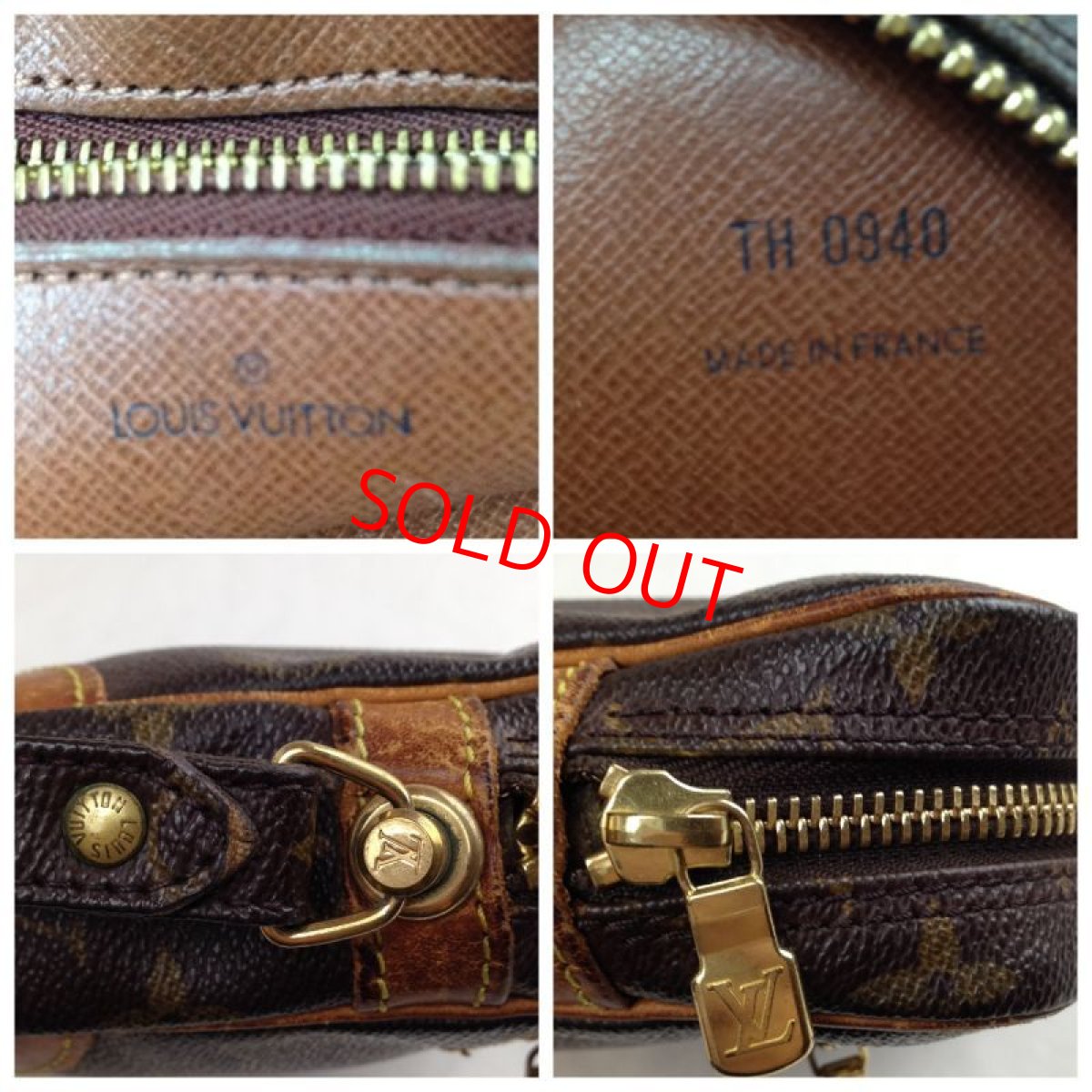 Photo11: Auth LOUIS VUITTON Marly Dragonne Monogram Canvas Pochette Clutch Bag 5G140320P (11)
