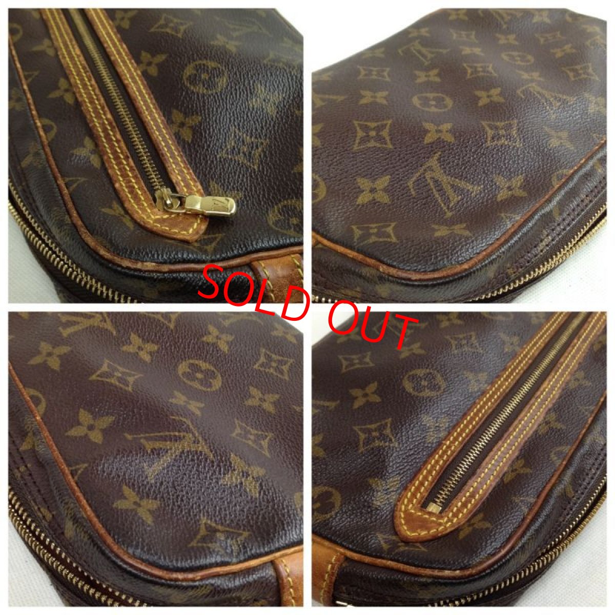 Photo10: Auth LOUIS VUITTON Marly Dragonne Monogram Canvas Pochette Clutch Bag 5G140320P (10)