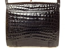 Photo3: Jollibors Women Patent Leather Crocodile Shoulder bags Black 5G21S490# (3)