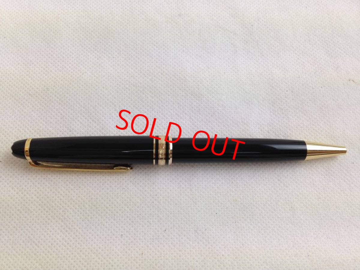 Photo2: Authentic MONTBLANC Meisterstuck Ballpoint Pen with Case 5G210330 (2)