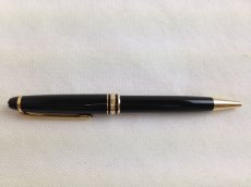 Photo2: Authentic MONTBLANC Meisterstuck Ballpoint Pen with Case 5G210330 (2)