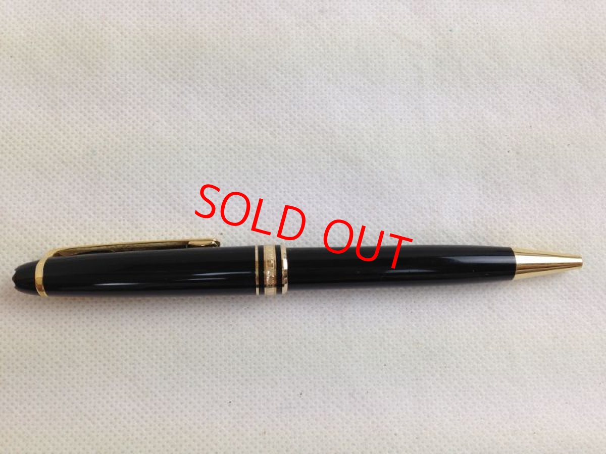 Photo3: Authentic MONTBLANC Meisterstuck Ballpoint Pen with Case 5G210330 (3)