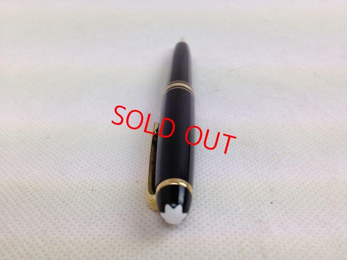 Photo4: Authentic MONTBLANC Meisterstuck Ballpoint Pen with Case 5G210330 (4)