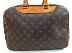 Photo2: Auth Louis Vuitton Boring Vanity (Deauville) Monogram Hand Bag Brown 5G220030P (2)