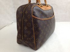 Photo3: Auth Louis Vuitton Boring Vanity (Deauville) Monogram Hand Bag Brown 5G220030P (3)