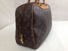 Photo4: Auth Louis Vuitton Boring Vanity (Deauville) Monogram Hand Bag Brown 5G220030P (4)