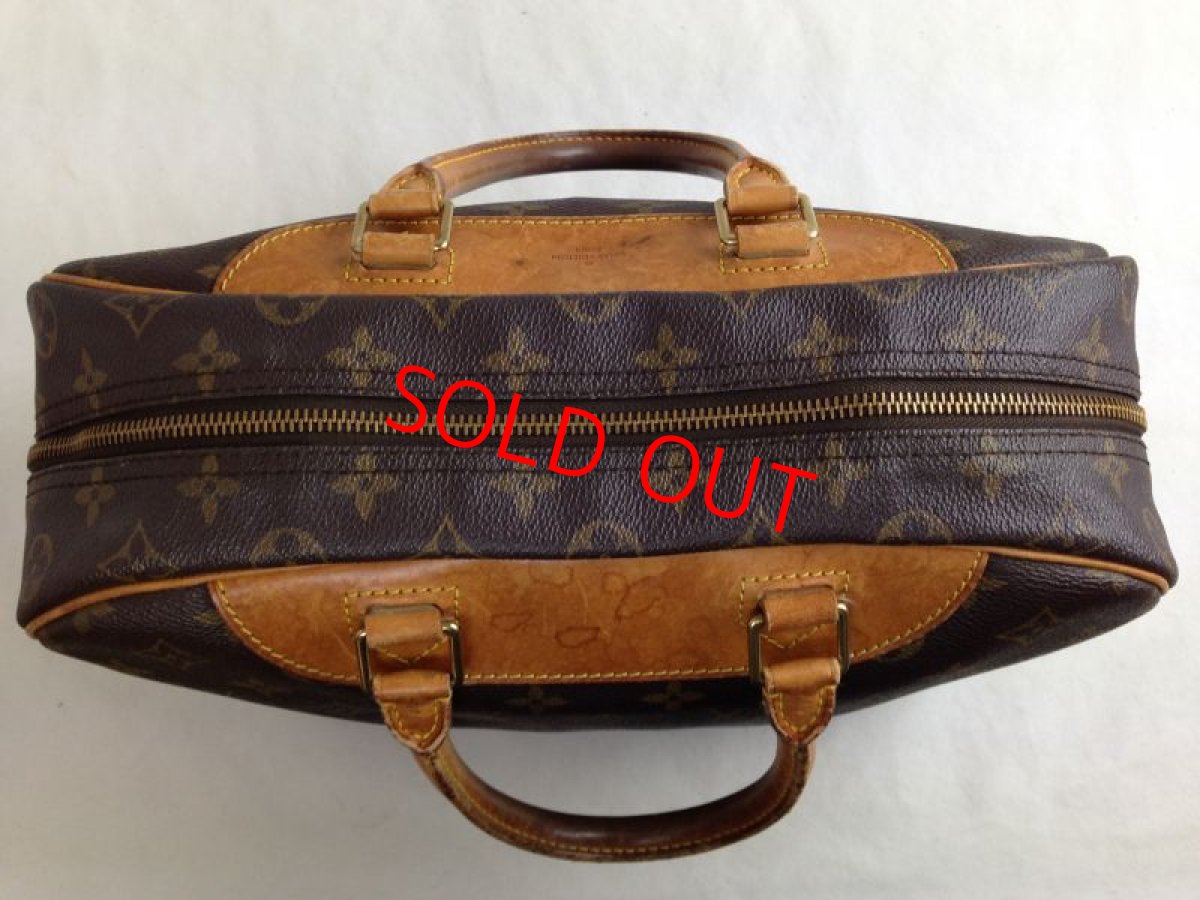 Photo8: Auth Louis Vuitton Boring Vanity (Deauville) Monogram Hand Bag Brown 5G220030P (8)
