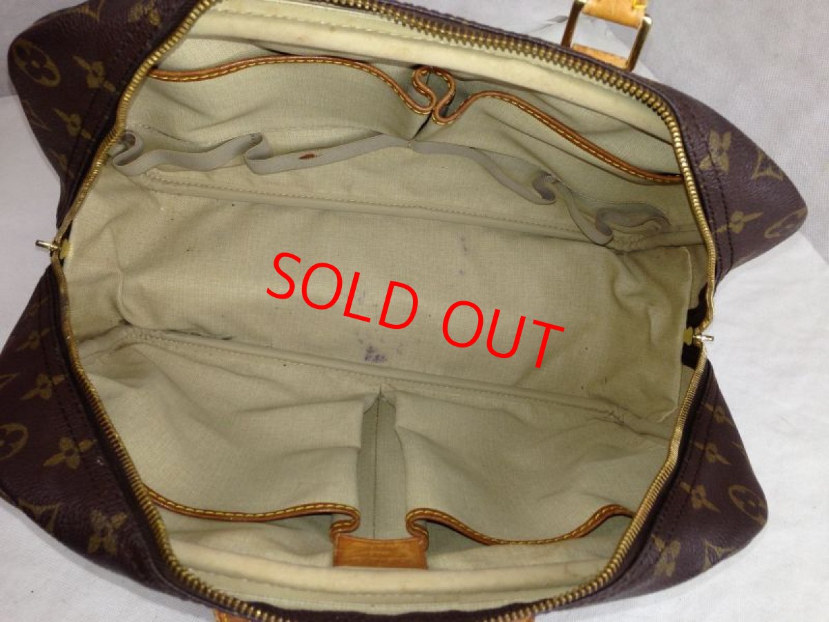 Photo9: Auth Louis Vuitton Boring Vanity (Deauville) Monogram Hand Bag Brown 5G220030P (9)