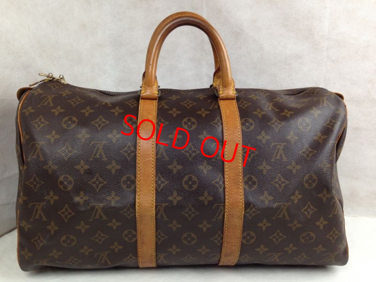 Photo2: 100% Authentic Louis Vuitton Monogram Keepall 45 Boston Tlavel Hand Bag 5G280030 (2)