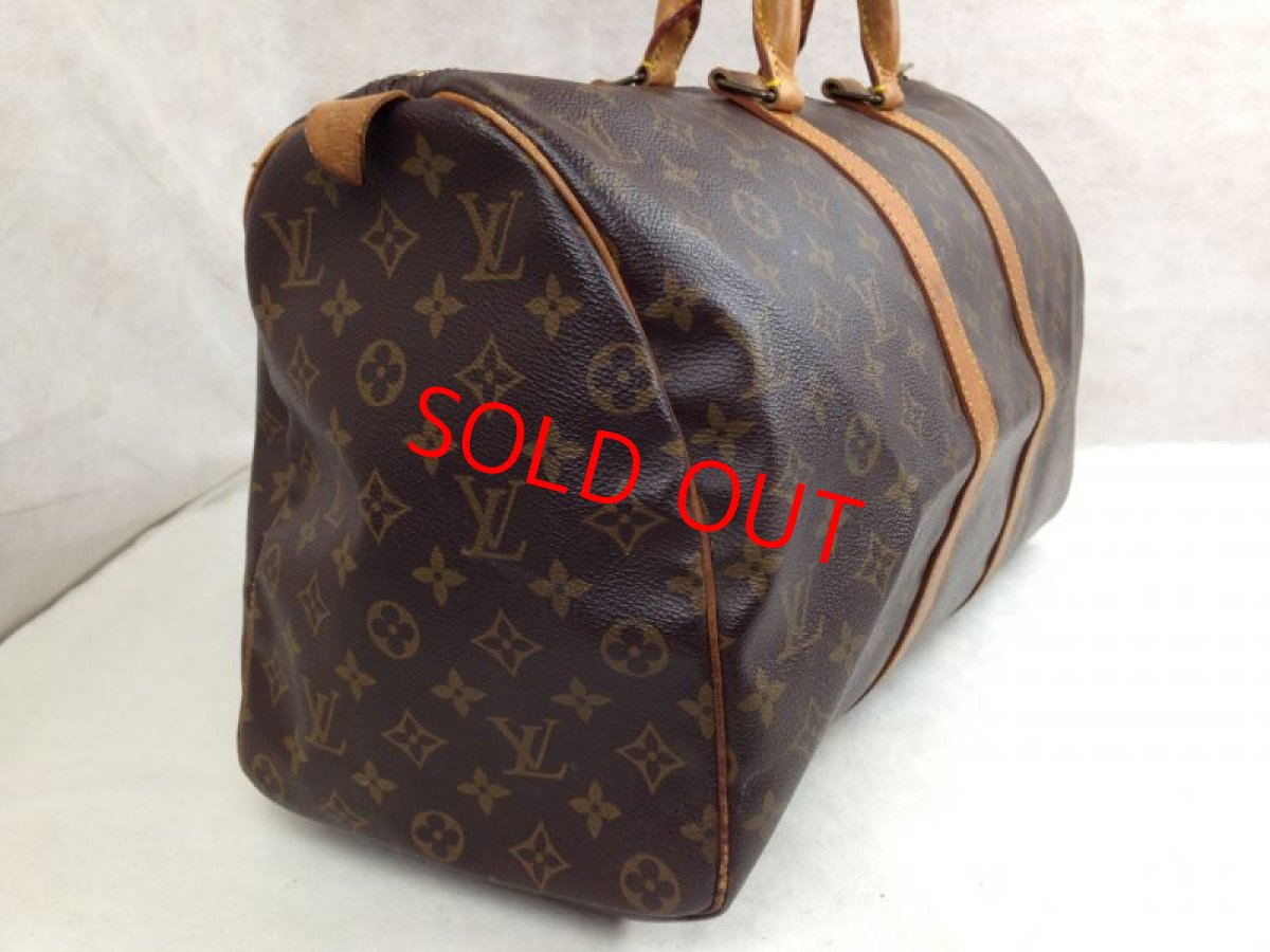 Photo4: 100% Authentic Louis Vuitton Monogram Keepall 45 Boston Tlavel Hand Bag 5G280030 (4)