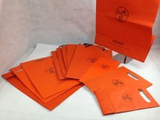 Photo1: Auth Hermes Paper Bag 11 set whole sale (1)