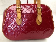 Photo3: Auth Louis Vuitton Vernis Leather Summit Drive Boston Bag Red M93513 5F230240 (3)