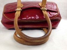 Photo7: Auth Louis Vuitton Vernis Leather Summit Drive Boston Bag Red M93513 5F230240 (7)