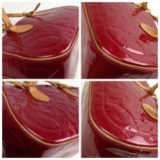 Photo12: Auth Louis Vuitton Vernis Leather Summit Drive Boston Bag Red M93513 5F230240 (12)